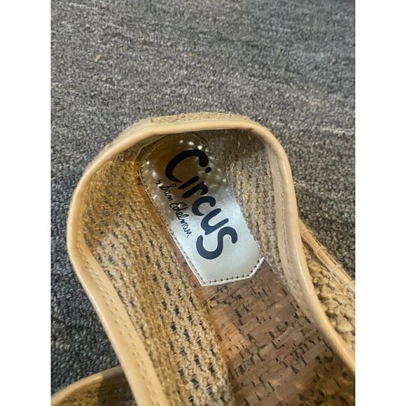Circus Sam Edelman Lena Woven Shoe Moccasin Natural Size 10 Women's - Picture 5 of 7